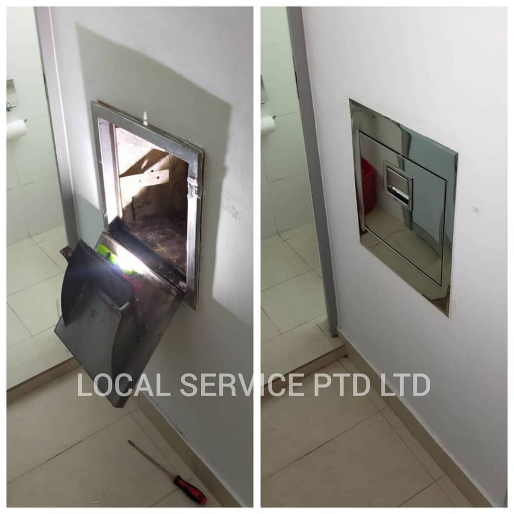 Supply And Replace New Rubbish Chute