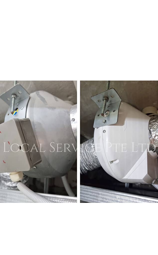 Supply And Replace Exhaust Fan Motor