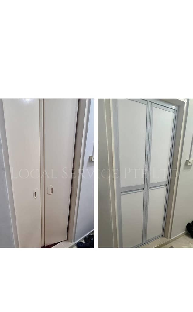 Supply And Replace Aluminum Bi Fold Door
