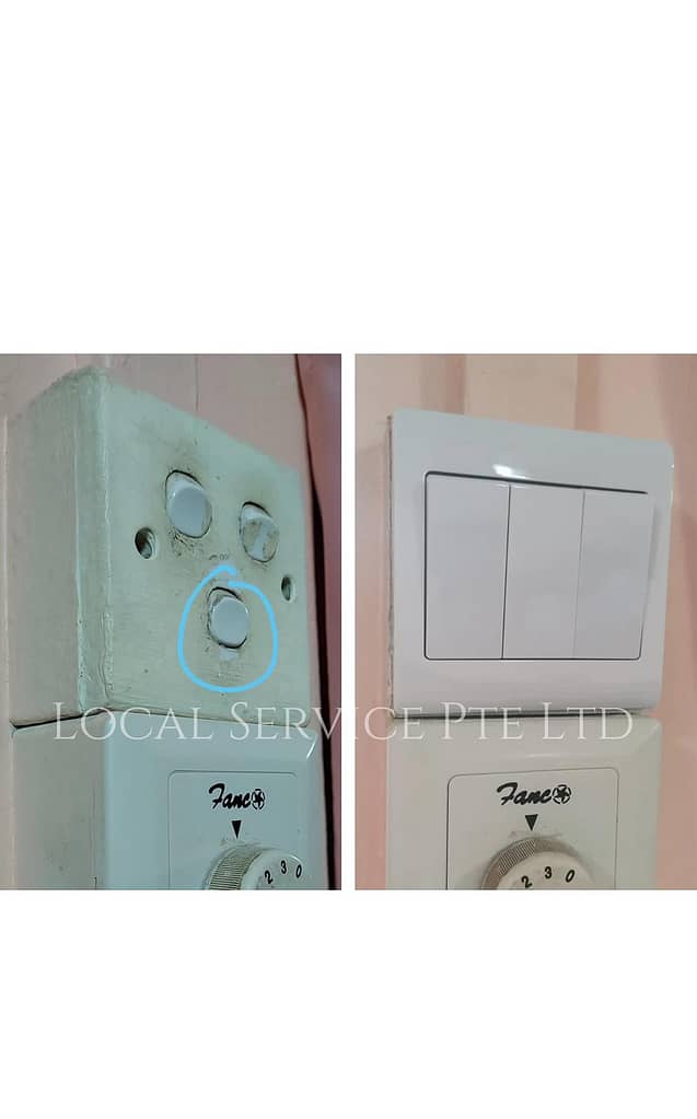 Supply And Replace 3 Gang Switch