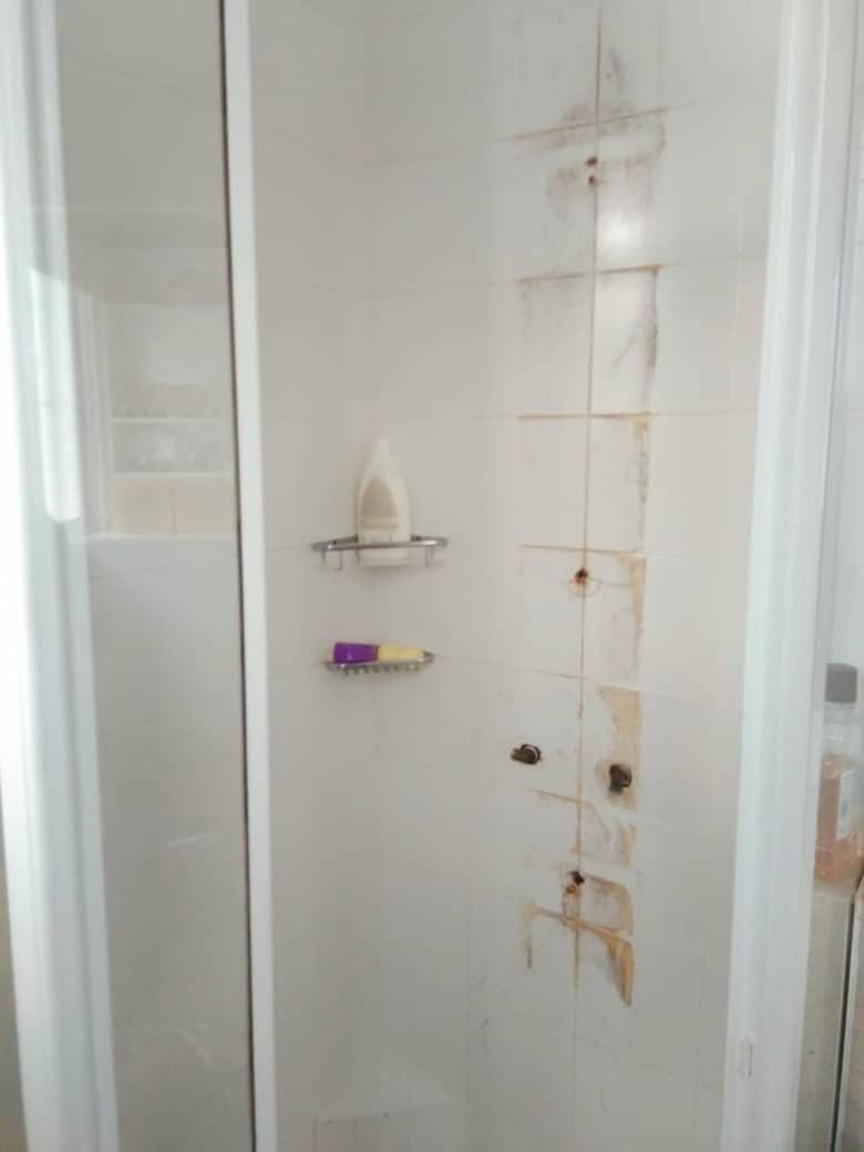 Install shower tap