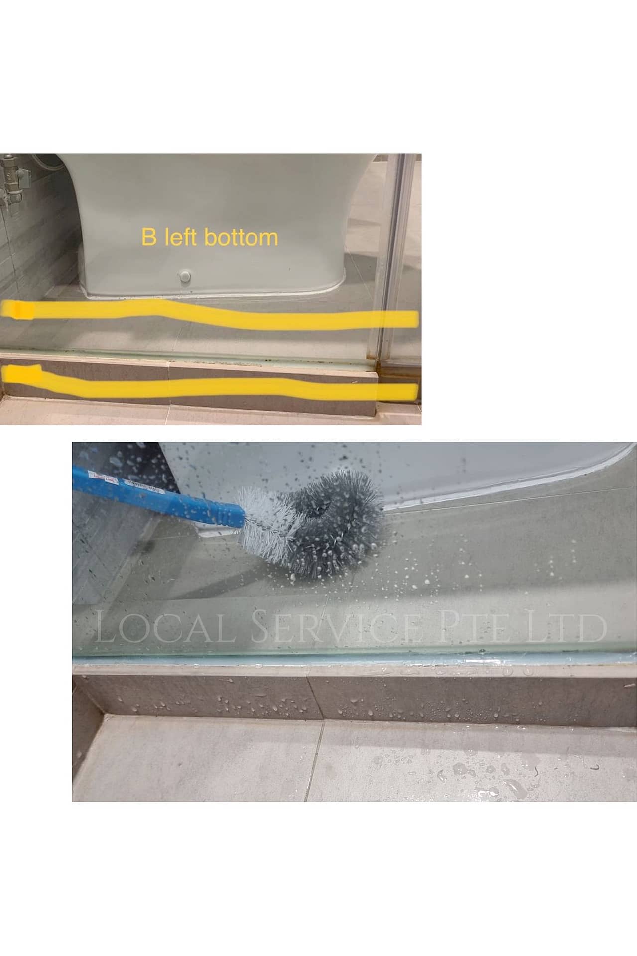 Re-silicon Shower Screen